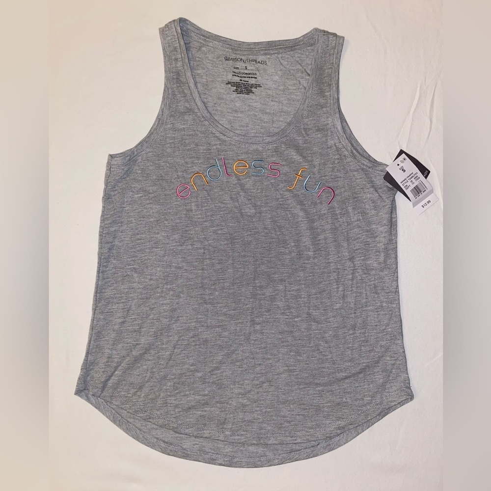 GREYSON grey lounge tank top